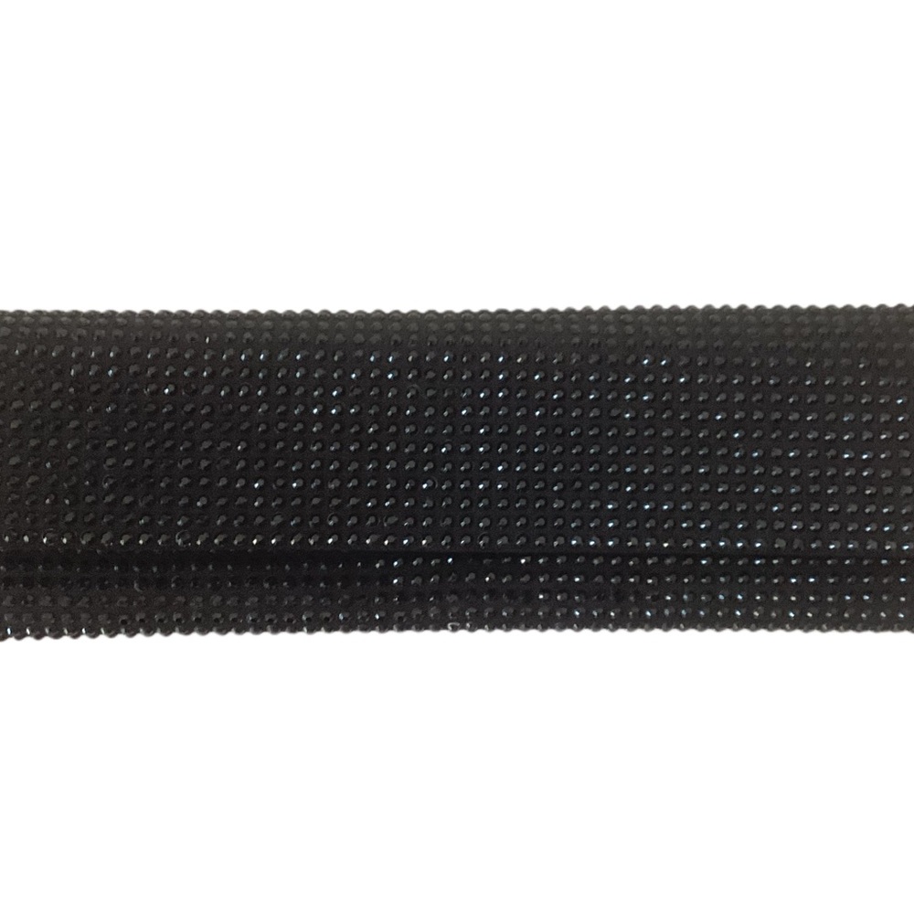 NWT Express Black on Black Studded Thin Clutch